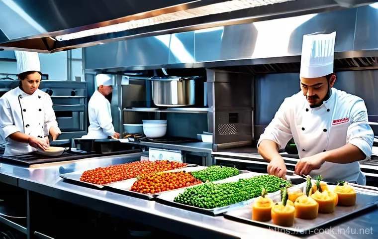 양식조리 실기 연습 장소 추천 - **Image Prompt 1: The Culinary Transformation**
    A dynamic, split-panel image contrasting two kit...